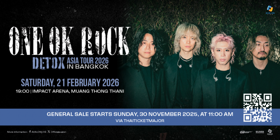 ONE OK ROCK DETOX Asia Tour 2026 in Bangkok