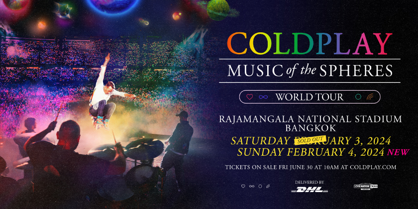 Coldplay Music Of The Spheres World Tour Bangkok