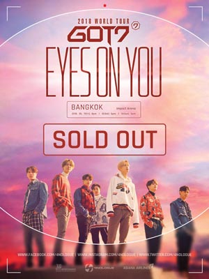 GOT7 2018 WORLD TOUR 'EYES ON YOU' IN BANGKOK