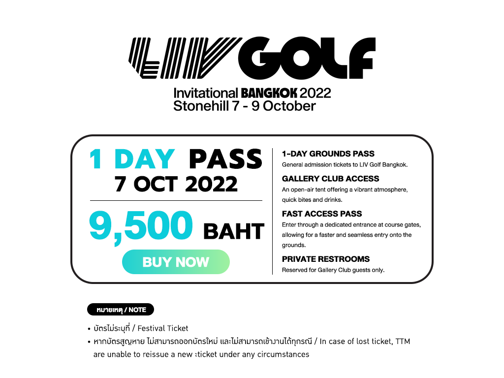 LIV Golf Invitational Tickets