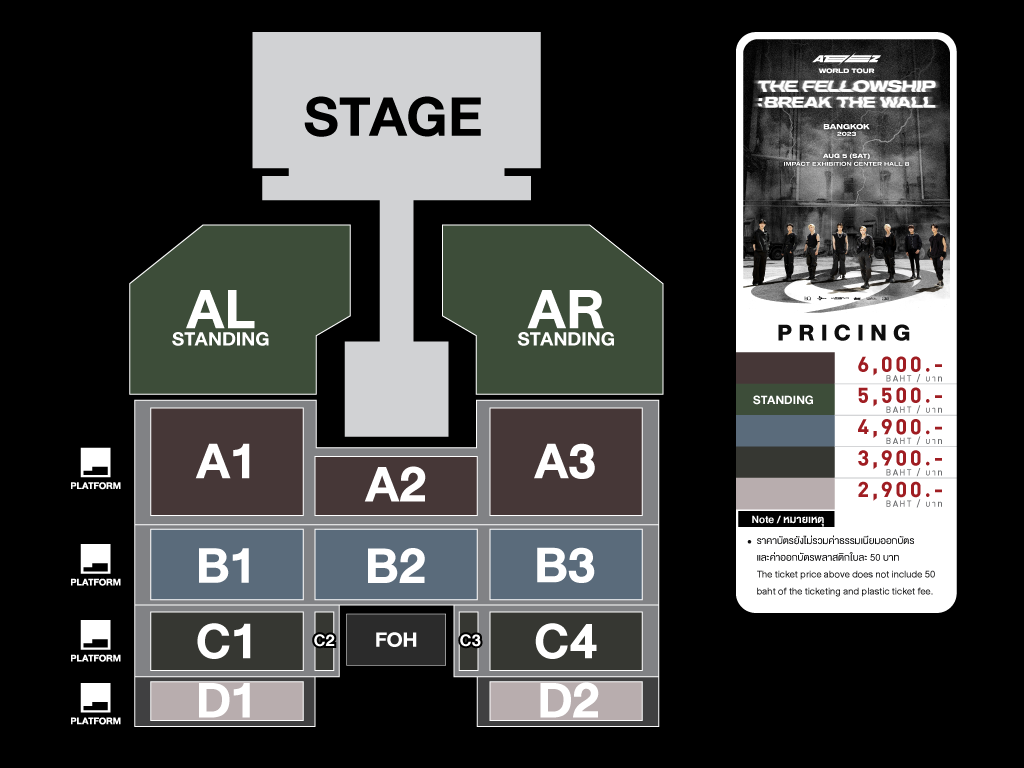 ATEEZ WORLD TOUR [THE FELLOWSHIP : BREAK THE WALL] in BANGKOK